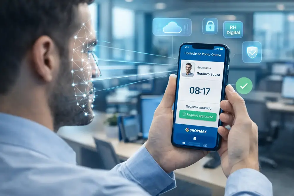 Como a biometria facial transforma o controle de ponto online e aumenta a precisão das marcações