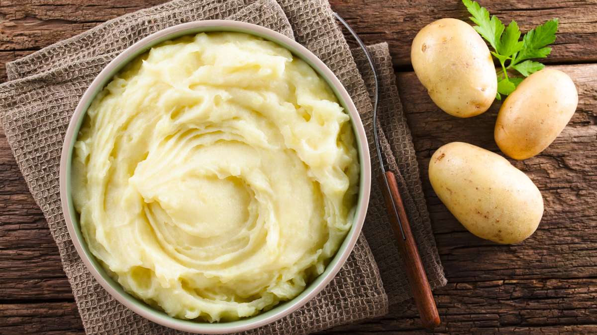 Como fazer purê de batata com creme de leite