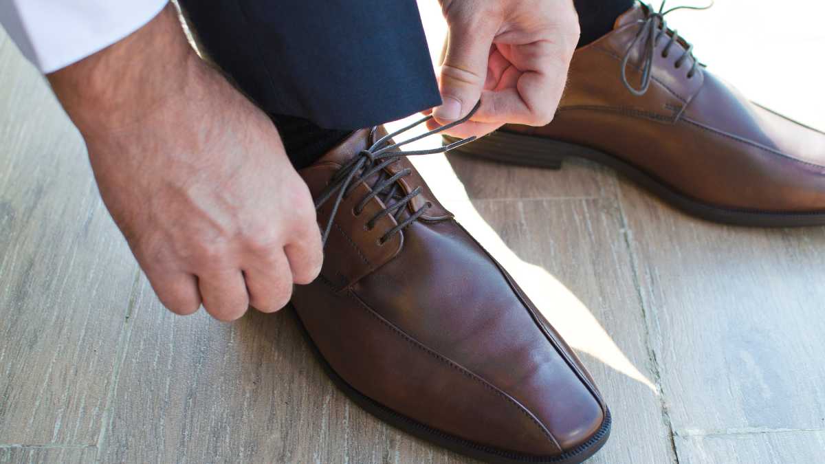 Sapato masculino Vocca com sola de couro