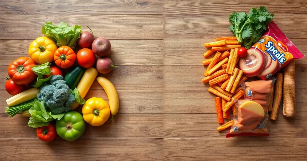 Comida saudável fica mais cara e ultraprocessados baratos no país