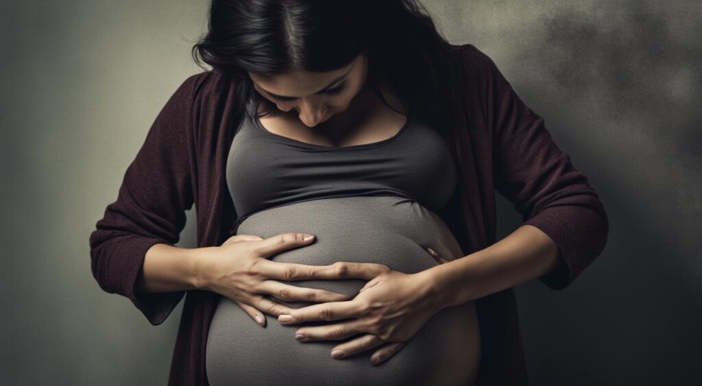 Apertar a barriga na gravidez aborta