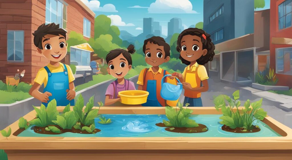 Cartaz dia da água educação infantil
