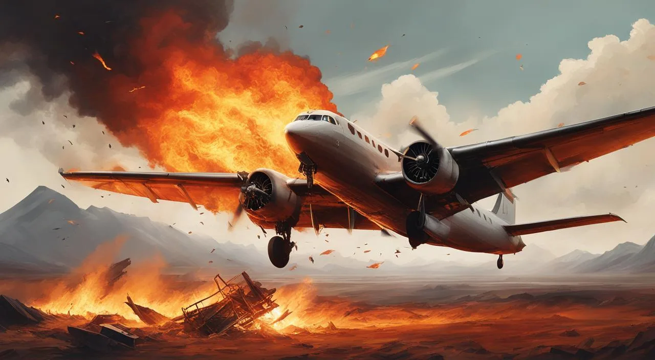 Sonhar com avião caindo e explodindo: Significado e explicação