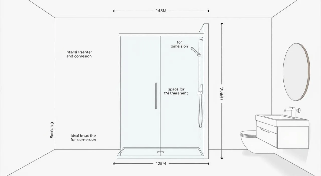 Qual o tamanho ideal de um box de banheiro: Medidas recomendadas