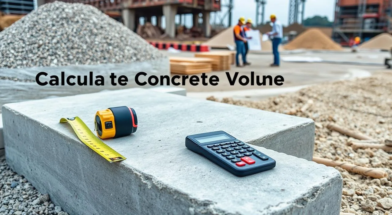 Como calcular um metro cúbico de concreto?