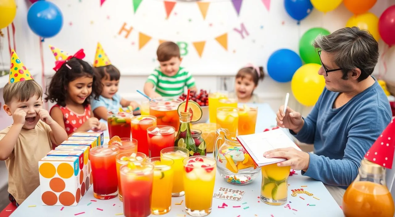 Como calcular bebida para festa infantil?