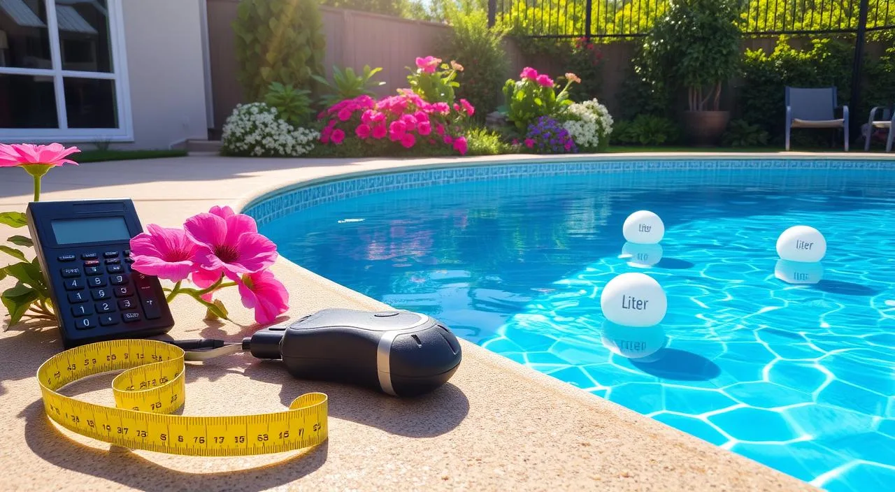 Como calcular litros de uma piscina?