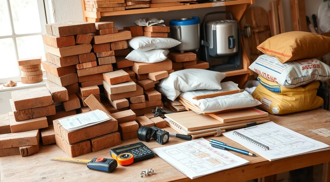 Como calcular o material de construção?