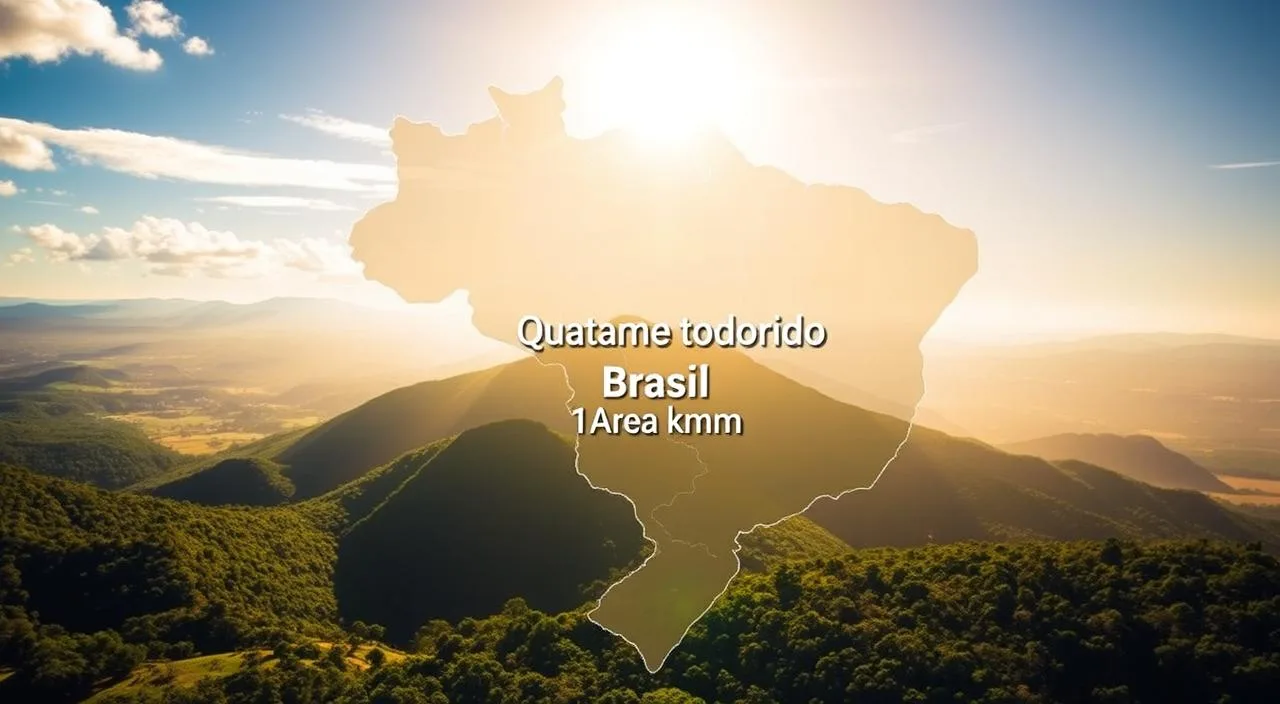 Qual o tamanho do Brasil: área em km² e posição mundial