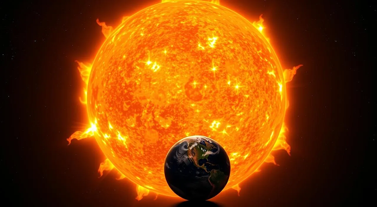 Qual o tamanho do sol: diâmetro e comparação com a Terra
