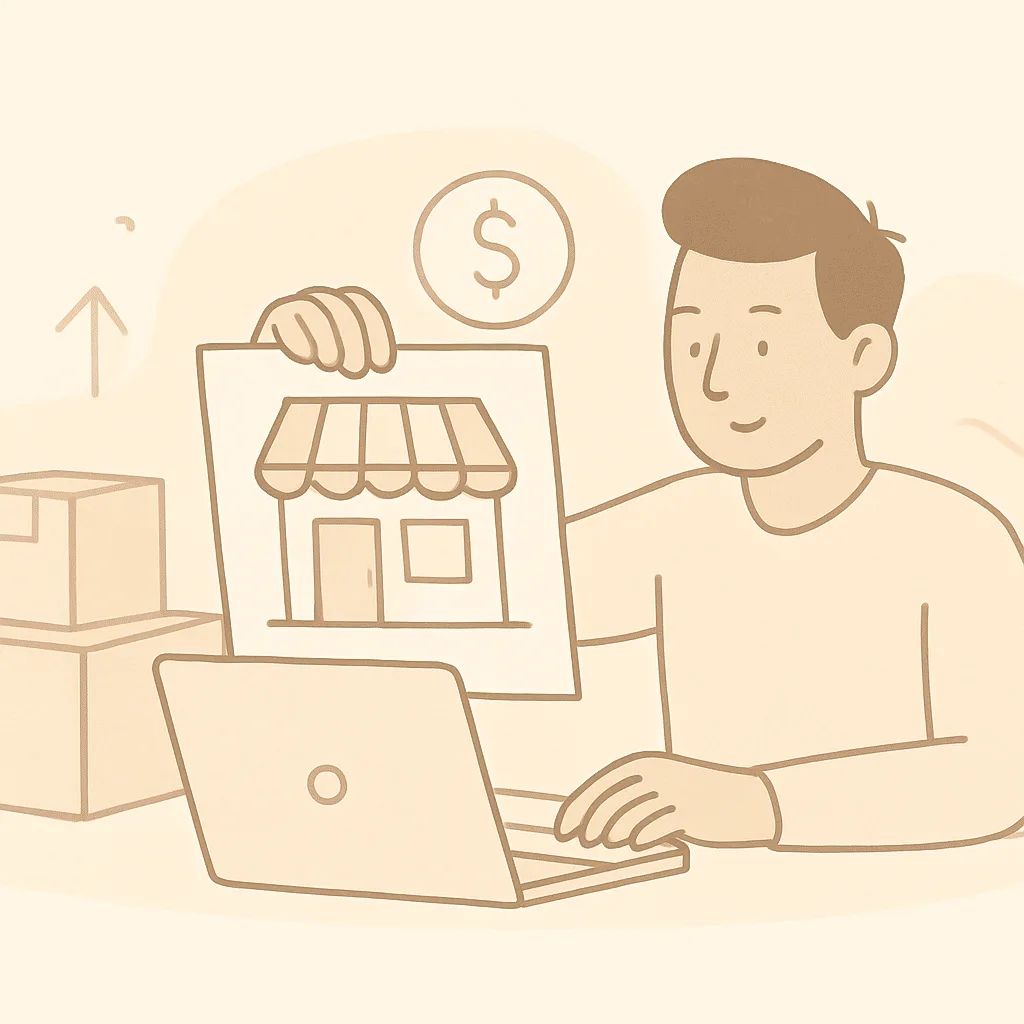 como criar uma loja simples e rentável