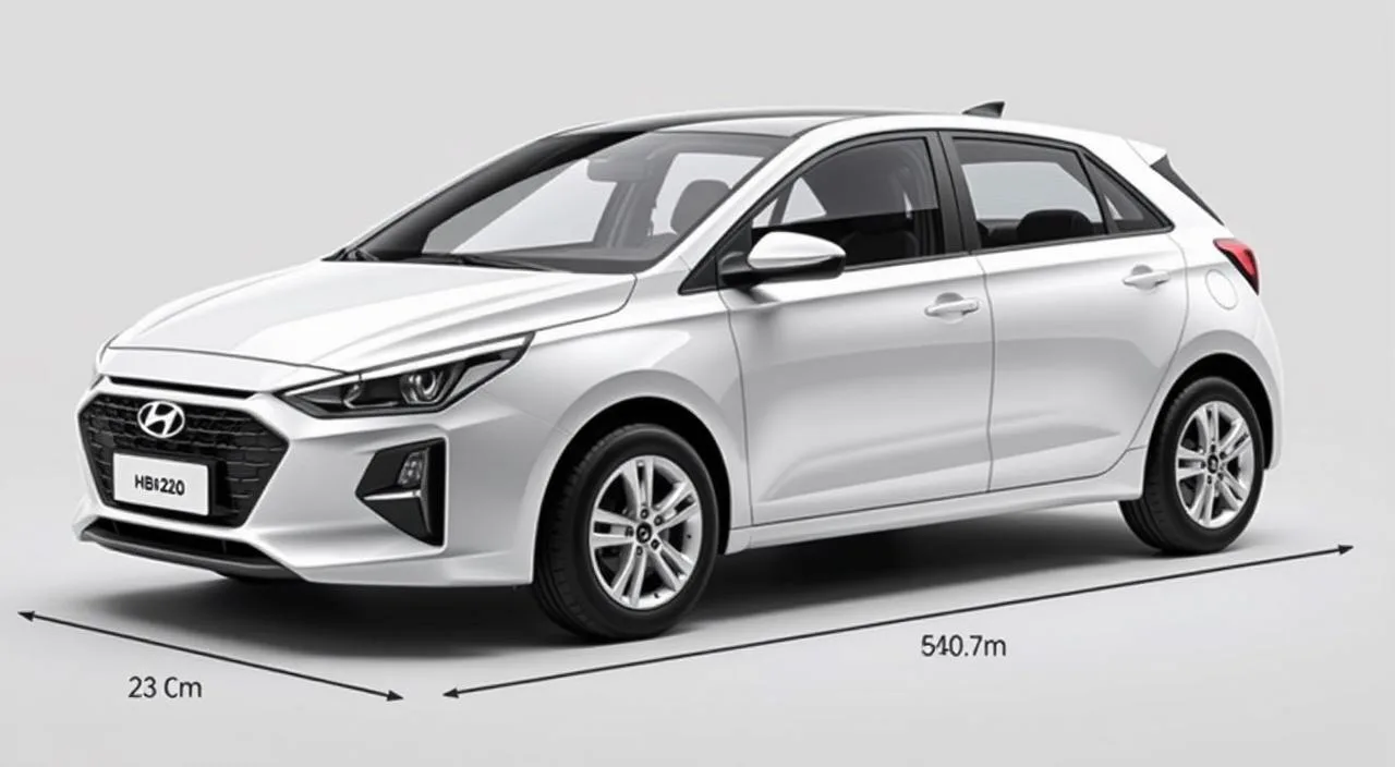 Qual o tamanho do HB20 hatch: dimensões oficiais em cm