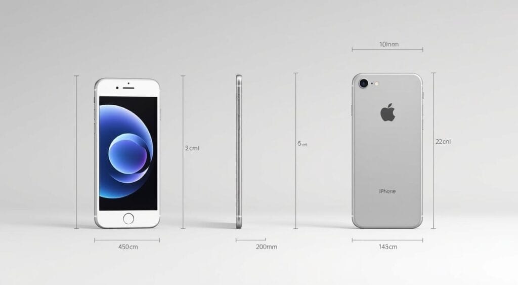 qual o tamanho do iphone 8 plus