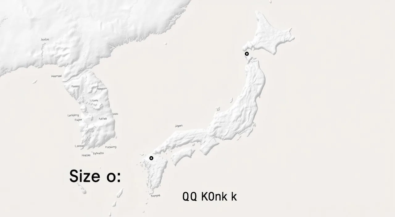 Qual o tamanho do Japão: área em km²
