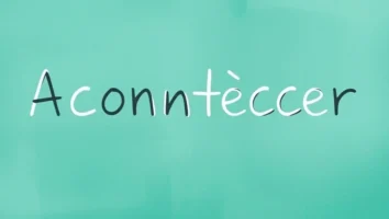 Como escrever a palavra acontecer de forma correta?