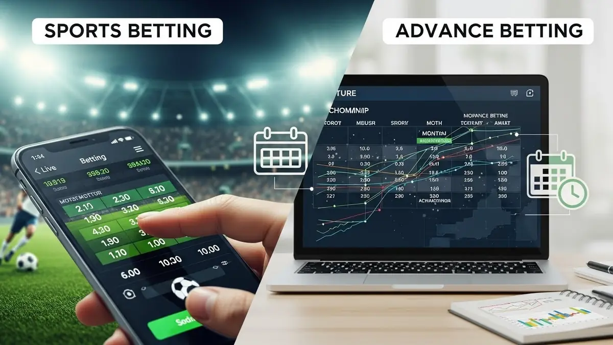 Apostas esportivas e apostas antecipadas: como funciona