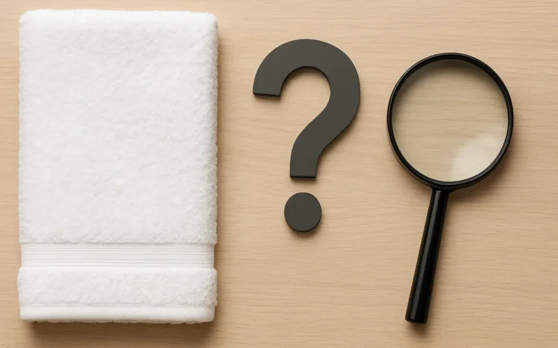 Toalha de rosto branca vale a compra