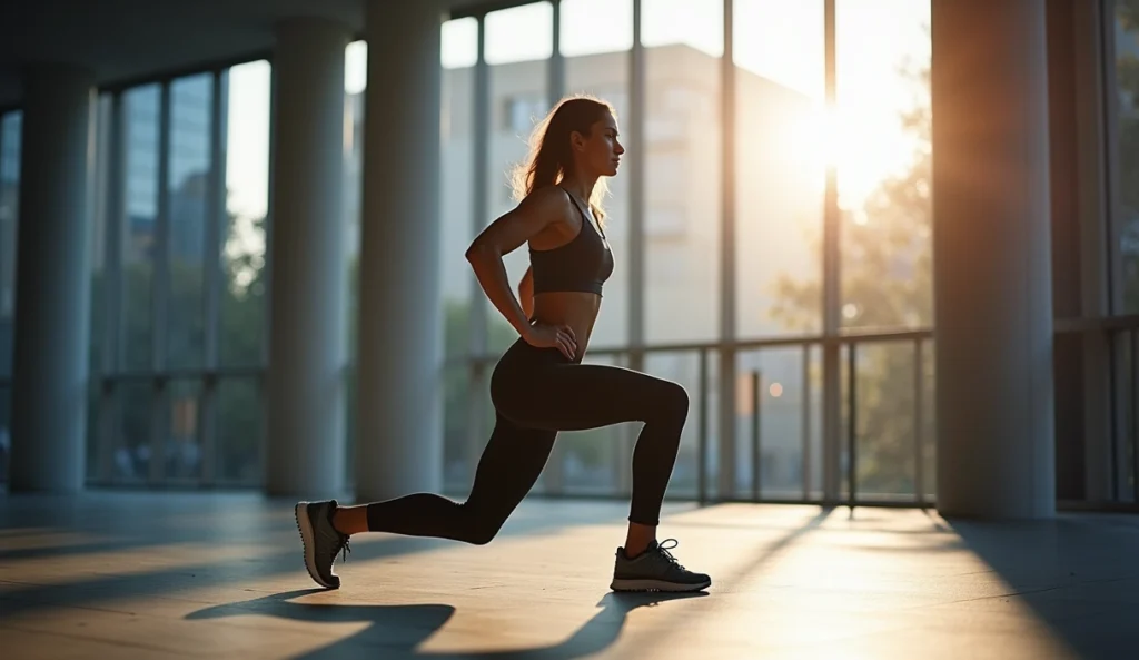 Brazil lunge variation builds more glutes with less knee stress