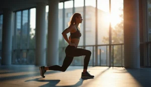 Brazil lunge variation builds more glutes with less knee stress