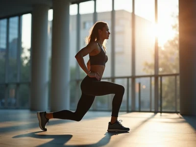 Brazil lunge variation builds more glutes with less knee stress