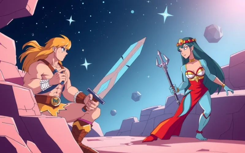 A relação entre os desenhos de He-Man e She-Ra no universo