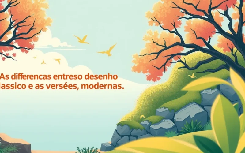 As diferenças entre o desenho clássico e as versões modernas